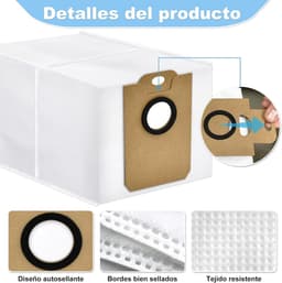 Vervangstukken - geschikt voor Conga 2499 Ultra Home Advanced - 2499 Ultra X-Treme - 2299 Ultra Robotstofzuiger - Accessoireset - voor robotstofzuiger met dweilfunctie - voor robotstofzuiger met laadstation - 17 stuks — thumbnail 2