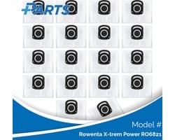 Rowenta X-trem Power RO6821 Stofzakken (18 Stuks, Plus.Parts® alternatief voor ZR200540)