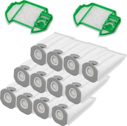 Accessoirepakket voor Vorwerk Kobold VK7 - Stofzuigerzak Vervanging [Set 12] Motorfilter Vervanging [Set 2] — thumbnail 1