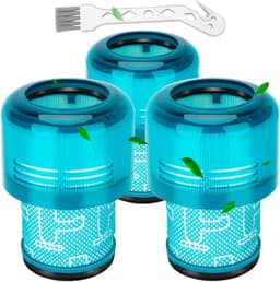 3-delige vervangende filters voor Geschikt voor Dyson V11 V15 SV14 SV17 SV22 Detect Animal Absolute Extra Pro Torque Drive Motorhead Stofzuigers, Vervangt onderdeel N° 970013-02 — thumbnail 1