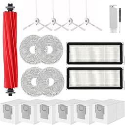 Geschikt voor Roborock P10pro/Qrevo pro/Qrevomaxv/QrevoPlus Veegrobot Accessoires Vervangingsset Hoofdborstel Filter Zijborstel Accessoireset -19 stuks — thumbnail 1