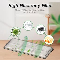(8 Stuks) HEPA Filter gescht voor Roborock S7 S7+ S7 MaxV S7 MaxV Plus S7 MaxV Ultra S8 Pro Ultra S8 S8+, Robot Stofzuiger Filter Accessoire Kit, Vervangende Onderdelen 8 Filters — thumbnail 2