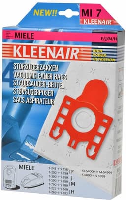 KleenAir HPF MI7 Miele F/J/M/G/N/H Stofzuigerzakken (20 zakken) — thumbnail 2