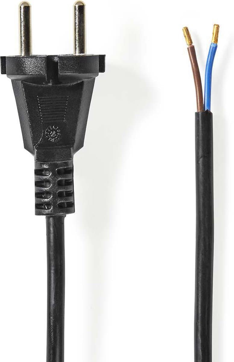 Nedis Stroomkabel voor Stofzuiger - 15.0 m - Type-F (CEE 7/7) - 250 V AC - 16 A - Zwart - PVC — afbeelding 1