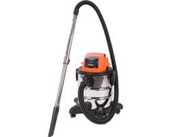 Nat-Droogzuiger - Allesreiniger - Huis en Tuin - Met Blaasfunctie - 20 Liter Tank - Zilver