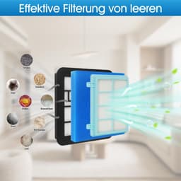 Dailygoods- Filters 2 Stuks - Compatibel met Philips PowerPro Compact - FC8010/01 - FC9330 - FC9331 - FC9332 - FC9333 - Goede compatibiliteit - Stofzuigerfilters — thumbnail 4