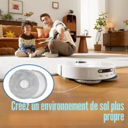 PromoHome 6 stuks microvezel reinigingsdoeken voor Dreame L10s Ultra Gen 3/Gen 2/L10s Pro Ultra Heat/X40/X50 Ultra, Mova E30 Ultra/Mova P50 Pro Ultra, Xiaomi X10+/X20+ — thumbnail 3