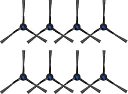 Zijborstels Stofzuiger - Reserveonderdelen Robotstofzuiger - Vloeren Schoonmaken - Hoogwaardige Nylon Borstels - 8 Stuks - Wit — thumbnail 1