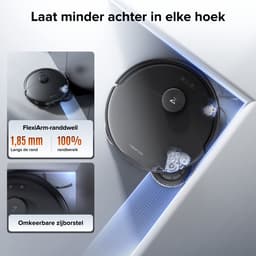 Roborock Qrevo 2 Pro Set-Robotstofzuiger-FlexiArm-technologie-25000 Pa-dubbel anti-klitsysteem-Intensieve tapijtreiniging 15 mm Dweilverhoging-Drogen met 45°C hete lucht en zelfreiniging op 75°C-Roborock SmartPlan 3.0-Reactive Tech obstakelvermijding — thumbnail 5