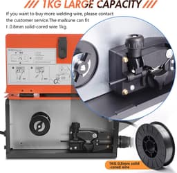 Draagbare lasmachine - Semi-automatische booglasser - Reparatie en doe-het-zelf - Veelzijdige 2-in-1 functionaliteit - 6kg - Grijs — thumbnail 4