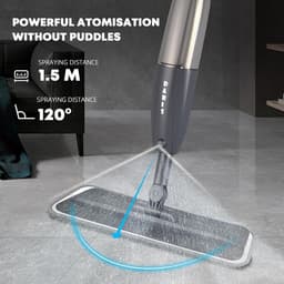 Elektrische dweil - Lichtgewicht - 360 ml Reservoir - 3 Wasbare Microvezelpads - Voor Hardhout, Tegels en Laminaat — thumbnail 3