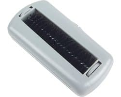 Kruimelzuiger - Veegborstel - Snel opruimen - Roterende borstel - 3.5 x 7.2 cm - Grijs/zwart/wit