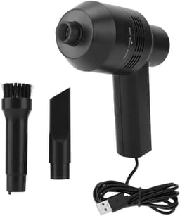 Mini Stofzuiger - USB Cleaner - Bureau Schoonmaken - Draagbaar Ontwerp - Niet gespecificeerd - Zwart — thumbnail 5