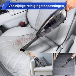 Draadloze Stofzuiger - Schoonmaak Hulp - Huishoudelijk Reinigen - 4-in-1 Functionaliteit - 0.8 Liter - Rood — thumbnail 5
