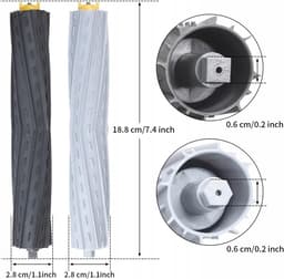 AreoSe - Rolborstelset voor iRobot Roomba 800 900 - 2 stuks — thumbnail 1