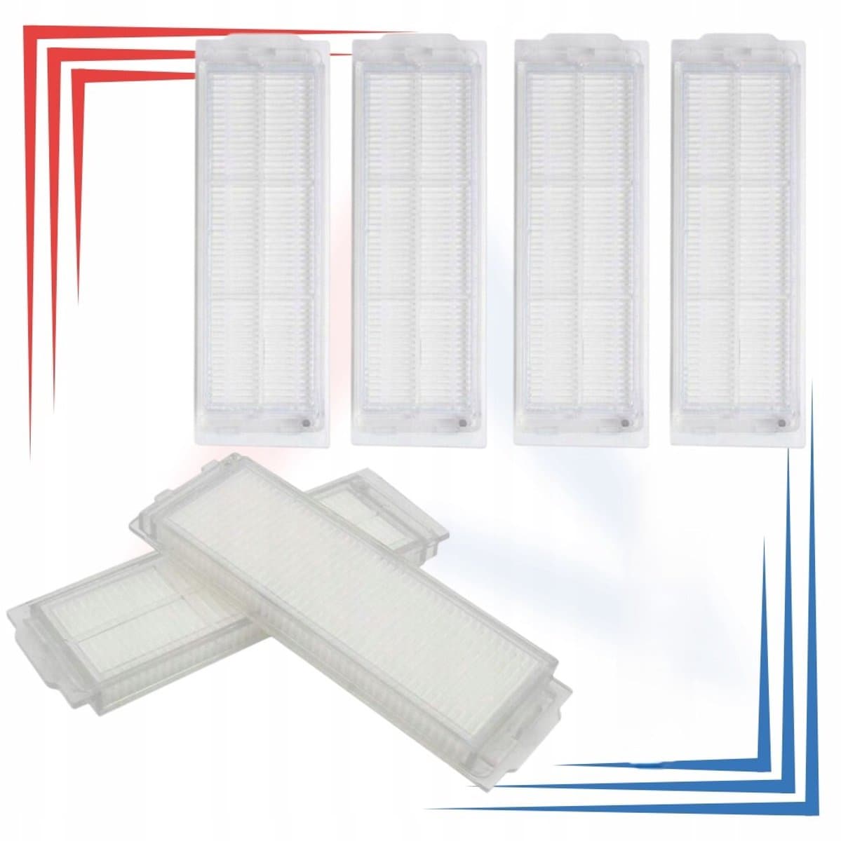 AreoSe - HEPA-filter voor Xiaomi Mi Robot Vacuum Mop Viomi - 6 stuks — afbeelding 1