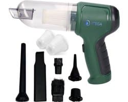 STEGA® Handstofzuiger Draadloos - Kruimeldief Snoerloos - Wasbaar EPA-filter - Met Opzetstukken