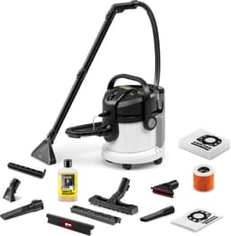 Kärcher Tapijtreiniger SE 4 Plus SET - Incl. extra Vliesfilterzakken 4st. - 4 / 4 liter - 3-in-1 Sproei-extractie - Tapijt- en bekledingsreiniger RM 519, 1L — thumbnail 1
