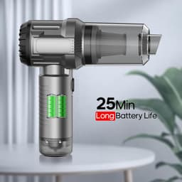 Draadloze Mini Handstofzuiger USB-C Oplaadbaar voor Auto Kantoor en Thuis — thumbnail 3