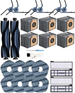 28-Pack Vervangende Accessoires voor Eufy X10 Pro Omni Robotstofzuiger,2 Hoofdborstel,6 Zijborstels,4 Hepa-filters,6 Stofzakken,8 Dweilpads etc. — thumbnail 1