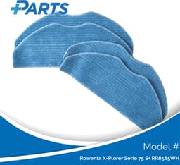 Rowenta X-Plorer Serie 75 S+ RR8585WH Dweilpads (4 Stuks, Plus.Parts® alternatief voor ZR185001) — thumbnail 1