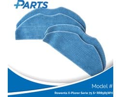 Rowenta X-Plorer Serie 75 S+ RR8585WH Dweilpads (4 Stuks, Plus.Parts® alternatief voor ZR185001)