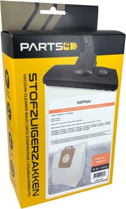 5 Stofzuigerzakken PARTS4® geschikt voor Nilfisk Select / Power | Made in Europe | Passend in o.a. Nilfisk Select, Select Parket, Select Petcare & Nilfisk Power P10, P20, P40 — thumbnail 1