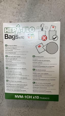 Stofzuigerzakken Cilinder - Stofzuigerzakken Pakket - Hygiënisch Schoonmaken - Hepa-Flo Systeem - 20 Stuks — thumbnail 5