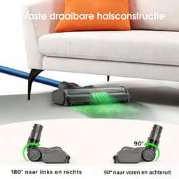 Stofzuigerborstel - Aangedreven Zuigmond Geschikt voor Dyson Steelstofzuiger V7,V8,V10,V11,V15 - Vloerzuigmond - Stofzuigermondstuk - Stofzuigeraccessoires - Zwart — thumbnail 3