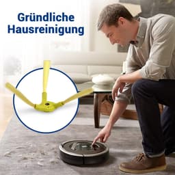 Zijborstel Stofzuigerrobot - Reserveonderdeel robotstofzuiger - Schoonmaken vloeren - Duurzaam belastbaar materiaal - Rechts — thumbnail 2