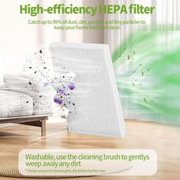 16stuks - robotstofzuiger - Accessoireset - geschikt voor Eufy L60 Hybrid (SES) - L60 - L60 SES - L50 - L50 SES - robotstofzuiger - Met 3HEPA Filters - 1Roller - 4Zijborstels - 5 Mopdoeken - 3Stofzakken - Vervangingsonderdelen — thumbnail 3