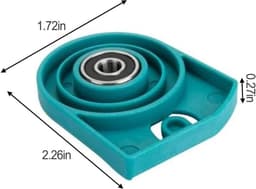 Borstelrol Eindkap - Tapijt Reiniger Onderdeel - Vervangen Versleten Onderdeel - Specifieke Pasvorm - Standaard Afmetingen - Zwart — thumbnail 5