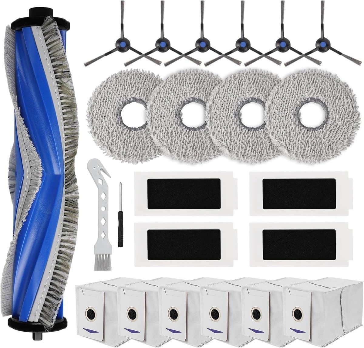21-Pack Accessoires geschikt voor ECOVACS Deebot T30 PRO OMNI/T30 OMNI Robot Vacuüm — afbeelding 1