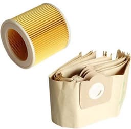 Stofzakken - Geschikt voor KARCHER - WD3 Premium - 5 zakken - 1 HEPA-filter - stofdicht — thumbnail 5