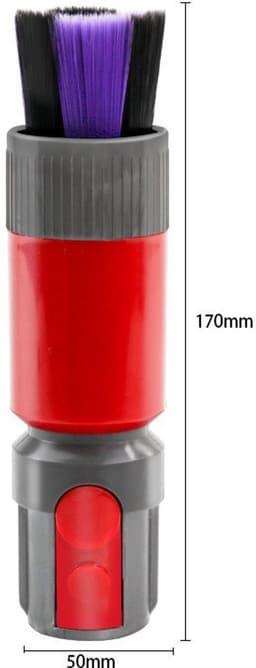 Krasvrije stofborstel voor Dyson stofzuigers, geschikt voor de modellen Dyson Outsize, V15 Detect, V12, V11, V10 Slim, V8 en V7. Effectieve stofverwijdering met zachte borstelharen. Vervangende borstelkop voor krasvrije stofverwijdering. — thumbnail 2