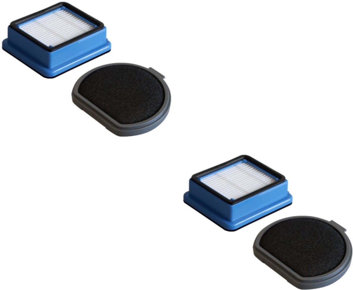 2 filterkatoen + 2 filterfilterset-geschikt voor AEG FX9 stofzuigeraccessoires — afbeelding 1