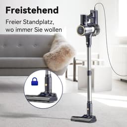 Steelstofzuiger met snoer - 6-in-1 Stofzuiger zonder zak - Krachtig -600W - 23Kpa- Rood — thumbnail 2