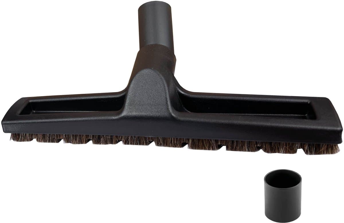 Parket zuigmond 35 mm -incl. 32 mm reduceer ring- | Lichtgewicht model met natuurhaar | Geschikt voor o.a. AEG, Bosch, Electrolux, Nilfisk, Miele, Philips, Numatic, Siemens en andere merken | Multaparts® huismerk — afbeelding 1