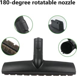 Geschikt voor Haarstofzuigerborstelopzetstukken compatibel met Miele C1 C2 C3 stofzuigeraccessoires en -opzetstukken voor tapijt, tegels en harde vloeren - 1-3/8'' stofzuigeropzetstuk voor hardhouten vloeren — thumbnail 5