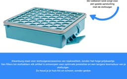 Kleanburg® - Geschikt voor Miele Boost CX1 - HEPA-filters - SF-HY 60 - 11639240 - 2 stuks — thumbnail 4
