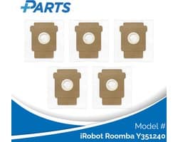 iRobot Roomba y351240 Stofzakken (5 Stuks, Plus.Parts® alternatief voor 4849916)