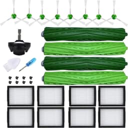EXCITAT Stofzuigeraccessoires - Multifunctionele rubberen borstelfilter - 23-pack vervangende onderdelen - Geschikt voor iRobot Roomba — thumbnail 1