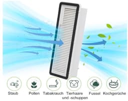 set onderdelen compatibel met Narwal Freo X Ultra, 19 stuks, reserveonderdelen, accessoireset, zuigrobot, accessoires met 1 hoofdborstel, 8 filters, 4 wisdoeken, 6 zijborstels - hoogwaardige vervanging — thumbnail 5