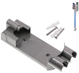 Wandhouder geschikt voor Dyson stofzuiger V7 V8 accessoires - Stofzuiger Standaard - Ophangsysteem - Muurbeugel - Accessoirehouder - Muurhouder - Muur bevestiging - Docking station - Inclusief Montage Materialen — thumbnail 1