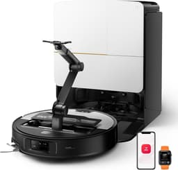 Roborock Saros Z70 – Robotstofzuiger en dweilrobot – Met OmniGrip-arm – 22.000 Pa – Aangedreven door AI – 7,98 cm ultradun – FlexiArm Riser – Tech AdaptiLift-chassis – Vermijdt obstakels – Multifunctioneel dock 4.0 — thumbnail 1