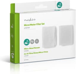 Nedis Set Universele Stofzuigerfilters - Microfilter - Motorfilter - Op maat te knippen - Universeel toepasbaar - Vervanging voor: Universeel — thumbnail 4