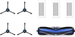 ECOVACS - DEEBOT N30 Pro Omni/N30 Omni /N20e Plus/N20e robotstofzuiger - 1x hoofdborstel, 2x zijborstels, 3x antibacteriële filters, originele accessoires — thumbnail 1