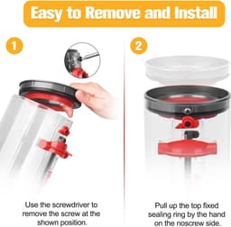 Afdichtring geschikt voor Dyson V11 V15 SV17 stofreservoir, reserveonderdelen, afdichtring, houder voor Dyson SV14 SV15 SV22 SV28 stofaccessoires, stofzuiger, afvalcontainer, reserveonderdeel — thumbnail 4