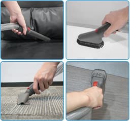 YONO Opzetstuk Accessoires Set XL geschikt voor Dyson V16/V15/V11/V10/V8 - Mondstuk - Zuigmond - Borstel - Onderdelen Steelstofzuiger - Accessoires — thumbnail 2