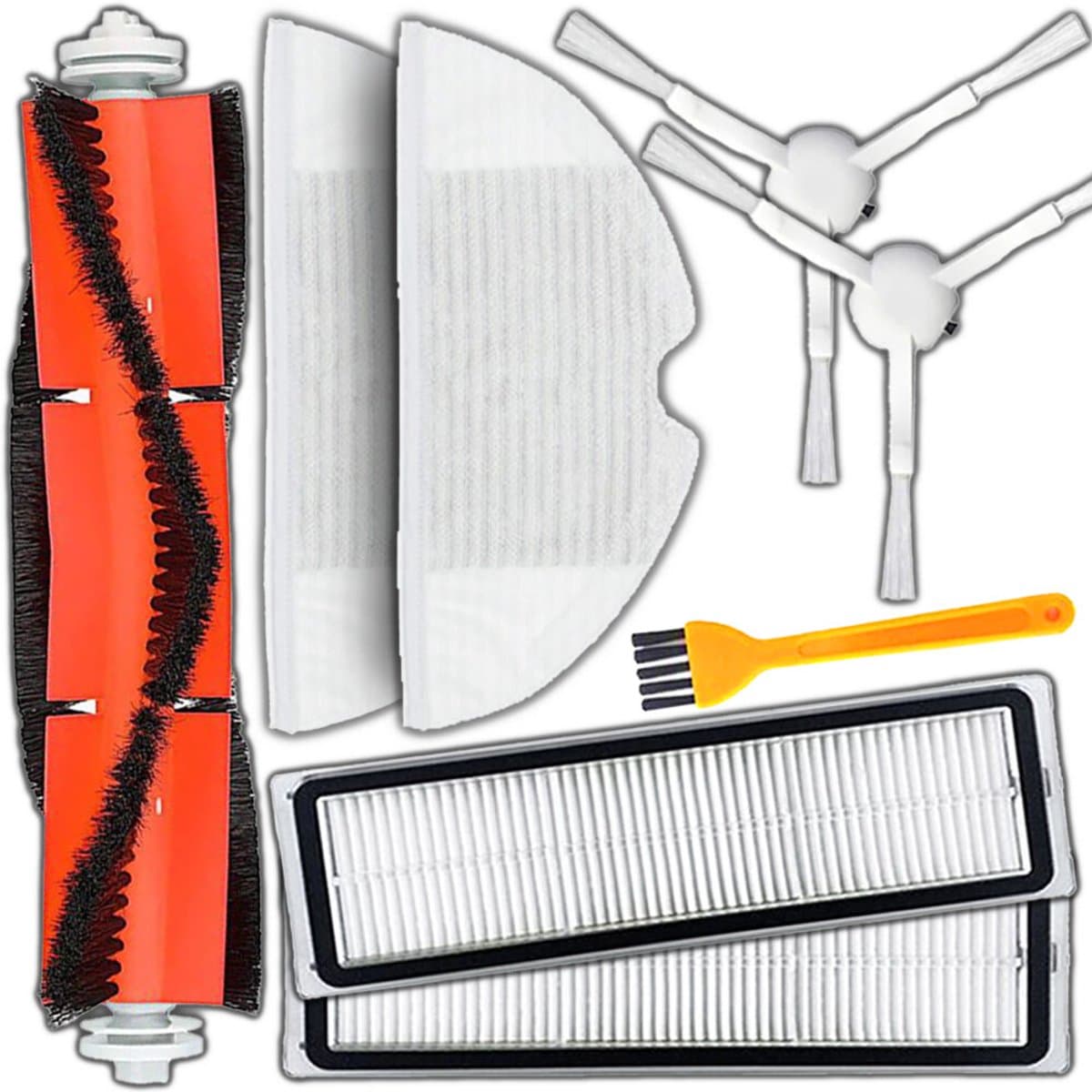 accessoireset compatibel met Xiaomi Mi Robot - Roborock S50 - S60 - S6 - E20 - E25 - E35 - Xiaomi Mi Robot Vacuum MOP 1C - Xiaomi Vacuum Mi Robot 1C - Hoogwaardige vervanging — afbeelding 1